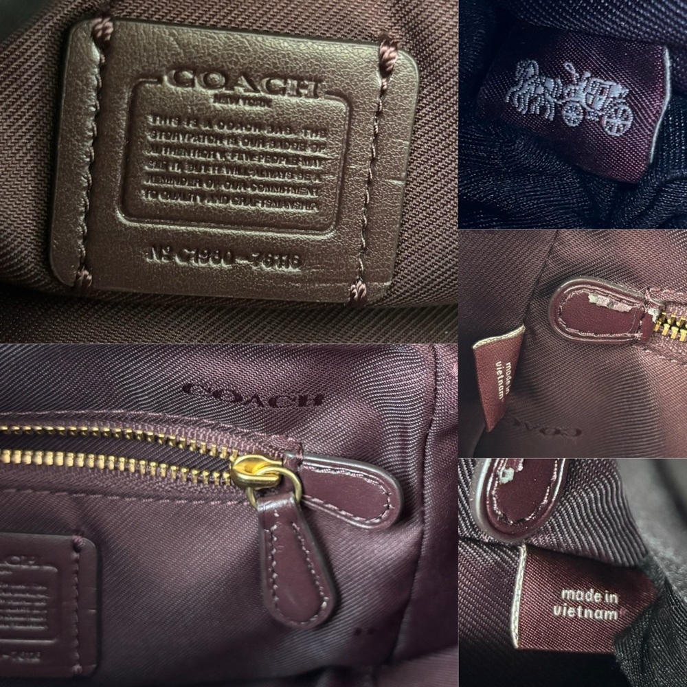 COACH Kisslock Dreamer 21 Bag Brown/Snakeskin - Picture 13 of 15